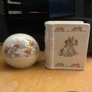 Royal Doulton Bunnykins Bone China Coin Banks, 1930s